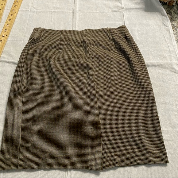 J. Jill skirt Ponte pencil brown black SZ XS. Worn Once - Picture 4 of 10
